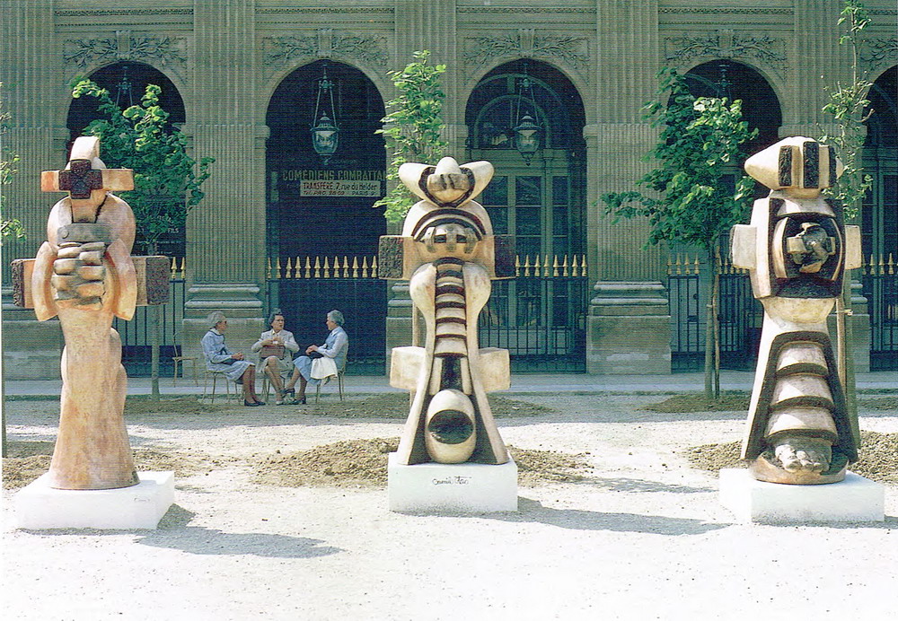 Les trois belles Otero. Exposición. Jardín del Palacio Real, París.